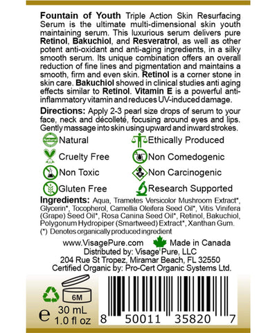 Fountain of Youth - Triple Action Skin Resurfacing - Serum